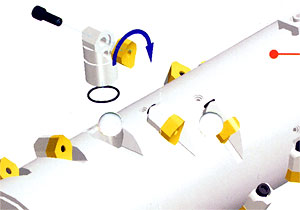 Outils de coupe réversibles